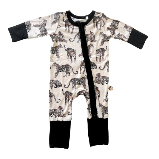 Jungle Jaguar Bamboo Romper