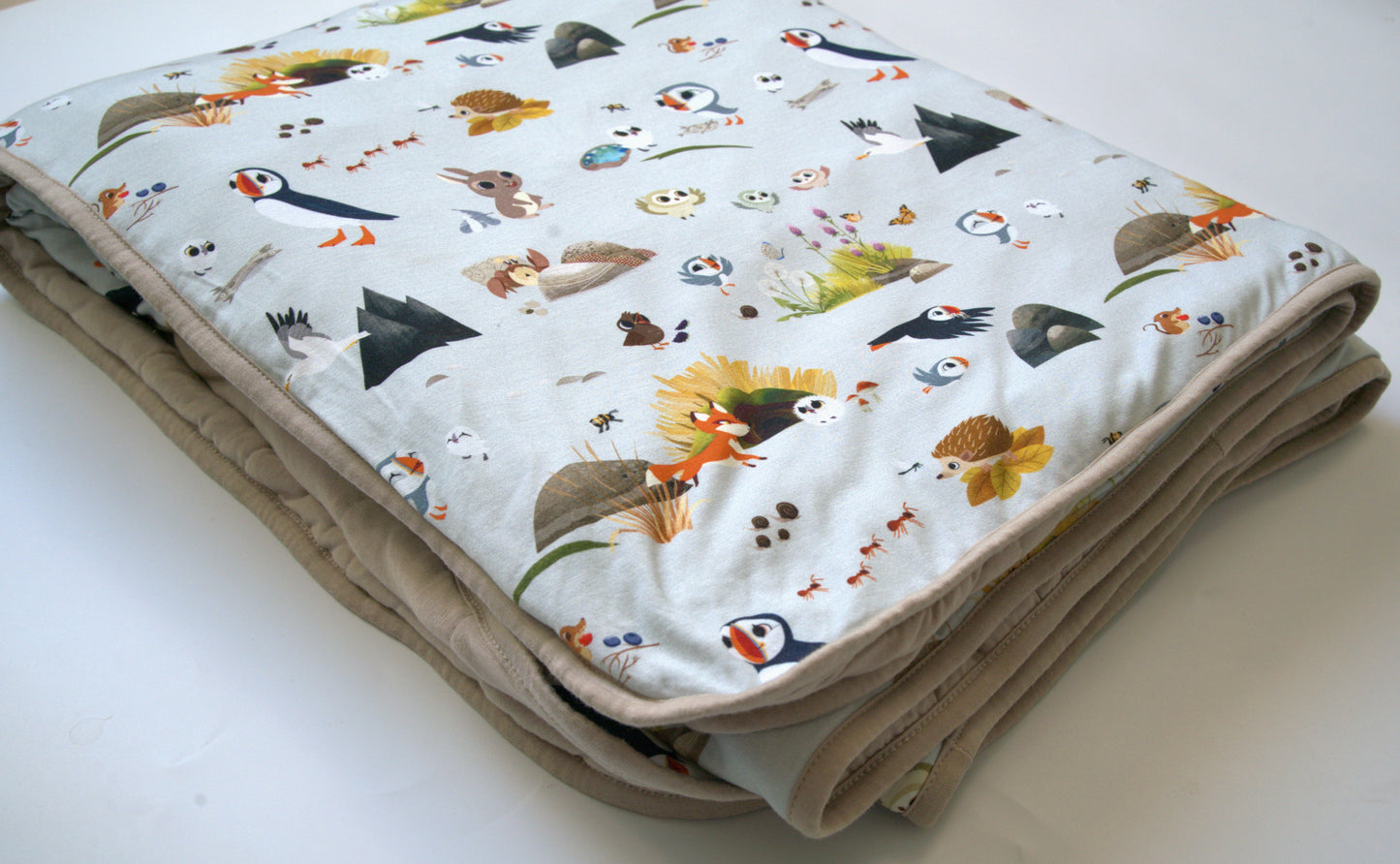 Snuggly Figs™ X Puffin Rock™ - Meadow Friends - Bamboo Blanket