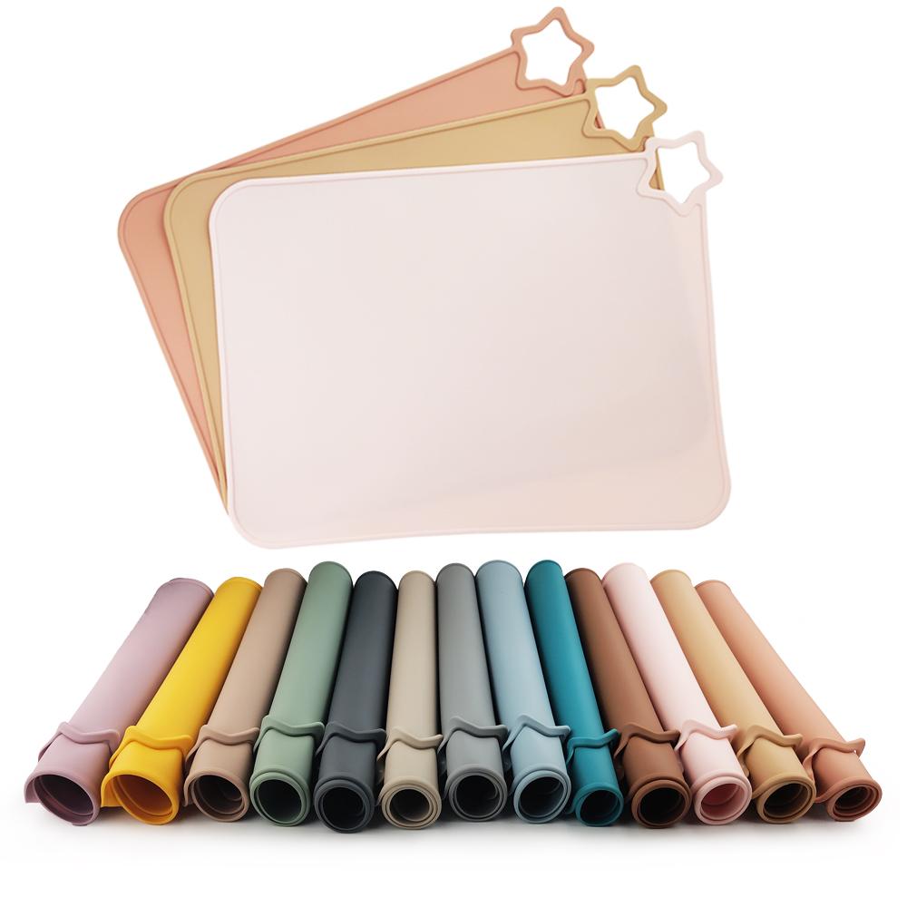 Warm Taupe Silicone Foldable Mat