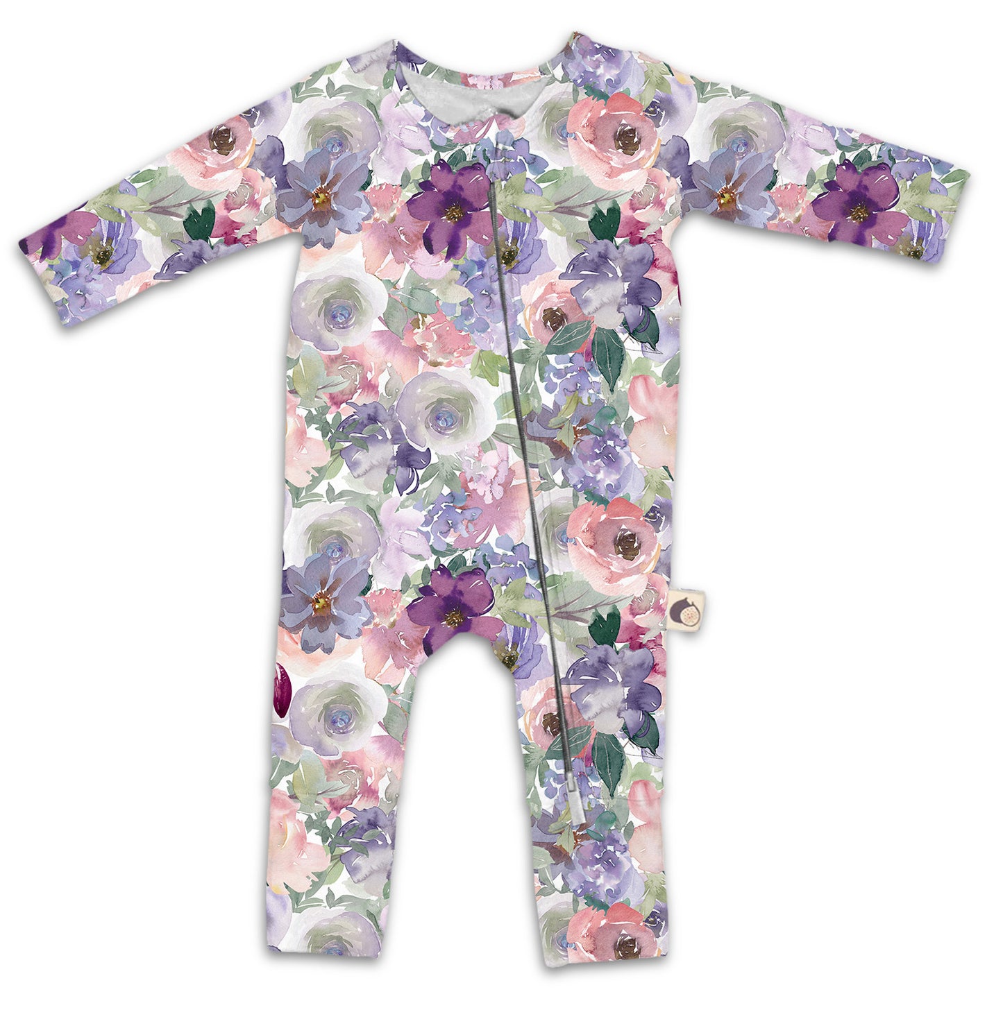 Blooming Lilacs Bamboo Romper