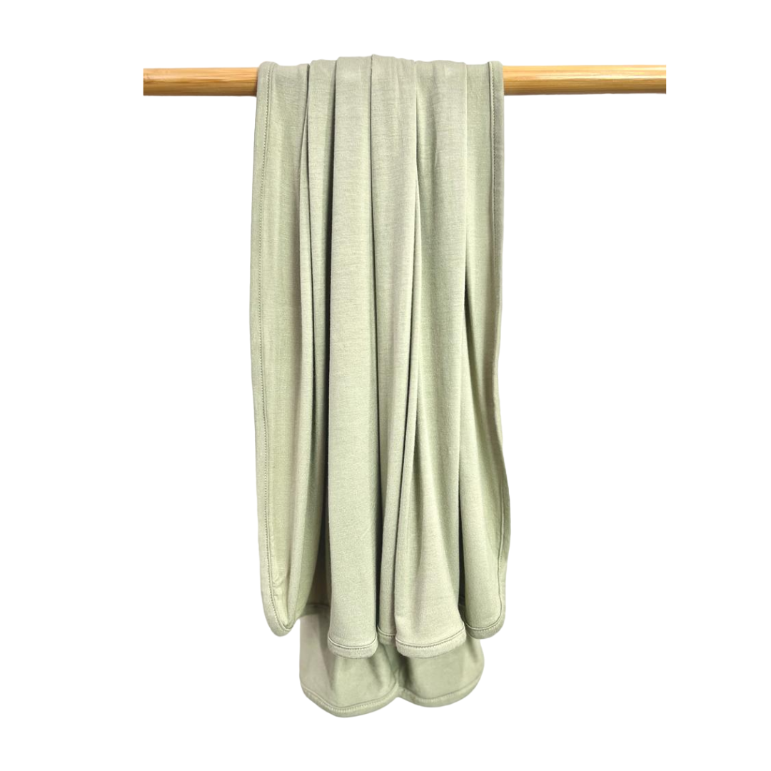 Bamboo Swaddle Blanket in Olive